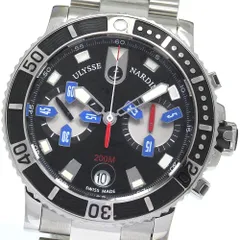 ユリス・ナルダン Ulysse Nardin 8003-102 マキシ・マリンダイバー クロノグラフ 自動巻き メンズ_775834のサムネイル