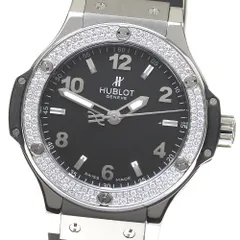 ウブロ HUBLOT 361.SX.1270.RX.1104 ビッグバン スチール ダイヤモンド クォーツ レディース美品保証書付き_816394のサムネイル
