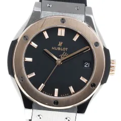 ウブロ HUBLOT 581.NO.1181.RX クラシックフュージョン キングゴールド チタニウム クォーツ レディース箱・保証書付き_818780のサムネイル