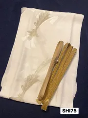 【まとめ売り】礼装用　帯揚げ1点　帯締め2点　帯留め付き　正絹　着物　和装　SHI75