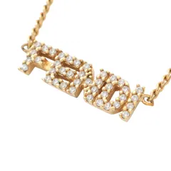 FENDI フェンディ ロゴ ネックレス