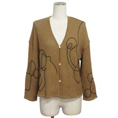 イッセイミヤケ ISSEY MIYAKE ニット ワンピース ウール はしご編み