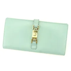 【最大30％OFF】グッチ GUCCI 長財布 マイクロGG ブルー レディース 中古