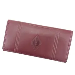 【最大30％OFF】サンローラン SAINT LAURENT 長財布 YSLロゴ ボルドー レディース 中古
