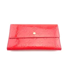 【最大30％OFF★ウィンターセール】ルイ・ヴィトン LOUIS VUITTON 長財布 ヴェルニ ポルトトレゾールインターナショナル レッド レディース 中古