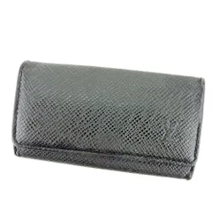 【最大30％OFF】ルイ・ヴィトン LOUIS VUITTON キーケース タイガ ミュルティクレ4 ブラック レディース 中古