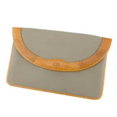 【X'masセール★30%OFF】ディオール Dior クラッチバッグ グレー 灰色 ブラウン レディース 中古 最大30％OFF☆クリスマスSALE】ディオール Dior クラッチバッグ グレー