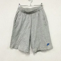 古着 used　90s　NIKE　ナイキ　スウェットハーフパンツ　短パン　ヴィンテージ　灰色　グレー