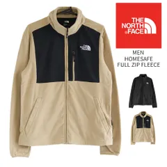 【新品】 THE NORTH FACE ザノースフェイス フリース ジャケット メンズ アウター ジップアップ フルジップ 防寒 アウトドア キャンプ トレッキング 登山 黒 ブラック ベージュ HOMESAFE FULL ZIP FLEECE