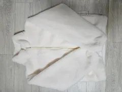 フリース ジップアップ アイボリー