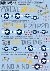 キッツワールド KW144018 1/144 アメリカ陸軍 P-26 マローダー デカールセット