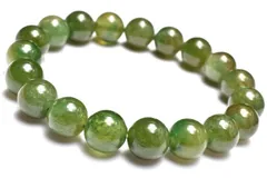 【１点物】希少◇高発色 アイドクレース(ベスビアナイト)　10mm　ブレスレット パワーストーン 天然石 _MC2225