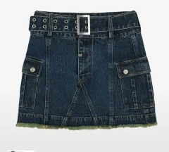 ベルト デニム ミニスカート デニムスカート ファンシー クラブ 新品