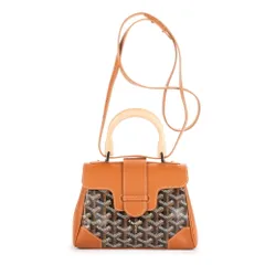 [中古] GOYARD ゴヤールサイゴン茶色ゴヤールディンキャンバスA