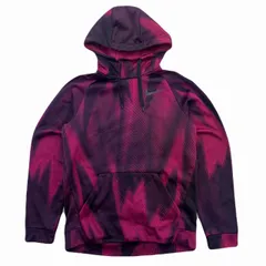 ナイキ パーカー メンズ Ｍサイズ レッド フェードブラック ポリ素材 スウェット ドライフィット 速乾 