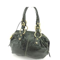 COACH] ハンド/サッチェルバッグ黒 K05j-4452 ヴィンテージ ☆ - メルカリ