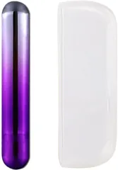 KAIYILY アイコスイルマ互換のクリアハード コンパチブルiqosイルマケース 2点セット 対応 アイコスイルマケース PC透明カバー グラデーションサイドカバー 360°全面保護 (透明ホワイト)