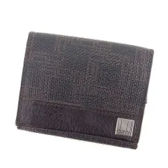 【最大30％OFF★ウィンターセール】ダンヒル Dunhill コインケース ディーエイト ブラック ブラウン レディース 中古