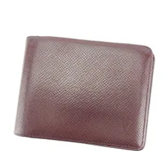 【最大30％OFF】ルイ・ヴィトン LOUIS VUITTON 札入れ タイガ ポルト ビエ･6カルト クレディ ボルドー レディース 中古