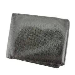 【最大30％OFF★ウィンターセール】ルイ・ヴィトン LOUIS VUITTON 札入れ タイガ ポルトビエ9カルトクレディ ブラック レディース 中古