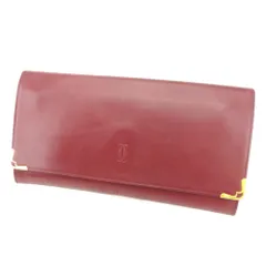 【最大30％OFF】カルティエ CARTIER クラッチバッグ マストライン ボルドー ゴールド レディース 中古
