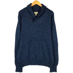 古着 80年代 エルエルビーン L.L.Bean ショールカラー ウールニットセーター USA製 メンズL相当 ヴィンテージ/eaa601516