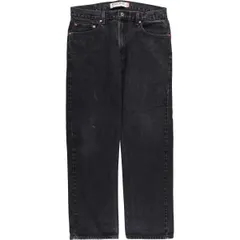古着 00年代 リーバイス Levi's 505 REGULAR FIT ブラックデニム テーパードデニムパンツ メンズw34相当/eaa418708