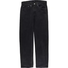 古着 リーバイス Levi's 505 ブラックデニム テーパードデニムパンツ メンズw31相当/eaa419673
