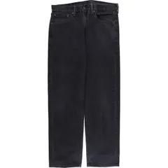 古着 リーバイス Levi's 505 ブラックデニム テーパードデニムパンツ メンズw32相当/eaa419704