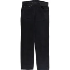 古着 リーバイス Levi's 505 ブラックデニム テーパードデニムパンツ メンズw32相当/eaa419877