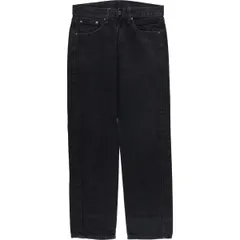 古着 リーバイス Levi's 505 ブラックデニム テーパードデニムパンツ メンズw30相当/eaa419415