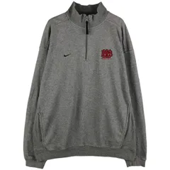 古着 00年代 ナイキ NIKE TEAM ハーフジップスウェットシャツ トレーナー メンズL相当/eaa482745