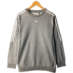 古着 アディダス adidas トレフォイルロゴ ワンポイントロゴスウェットシャツ トレーナー メンズM相当/eaa480199