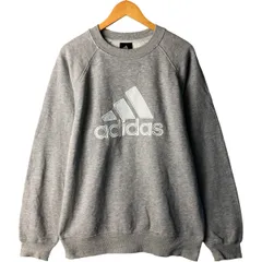 古着 00年代 アディダス adidas デカロゴ ロゴスウェットシャツ トレーナー メンズM相当/eaa482395