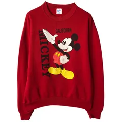 古着 90年代 ベルバシーン VELVA SHEEN MICKEY MOUSE ミッキーマウス キャラクタースウェットシャツ トレーナー USA製/eaa482687