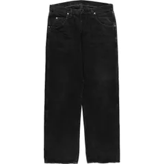 古着 ラングラー Wrangler ブラックデニム テーパードデニムパンツ メンズw32相当/eaa418862