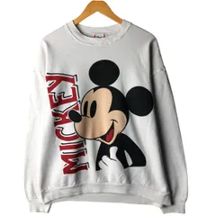 古着 90年代 ディズニー Disney MICKEY MOUSE ミッキーマウス キャラクタースウェットシャツ トレーナー USA製 メンズXL相当/eaa482770