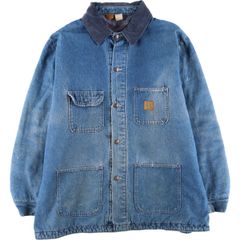 CARHARTT 90s USA製 カーハート デニム チョアコート DST L - メルカリ