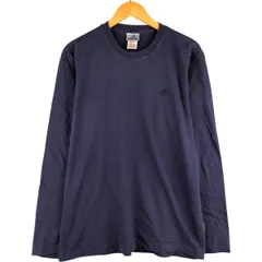 古着 90~00年代 アディダス adidas ロングTシャツ ロンT メンズM相当/eaa589973