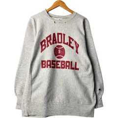 古着 90年代 チャンピオン Champion REVERSE WEAVE リバースウィーブ 刺繍タグ 3連プリント カレッジスウェットシャツ/eaa590269