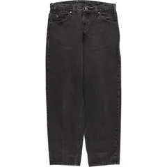 古着 90年代 リーバイス Levi's 550 オレンジタブ ブラックデニム テーパードデニムパンツ W33 L30 メンズw32相当 ヴィンテージ/eaa419528
