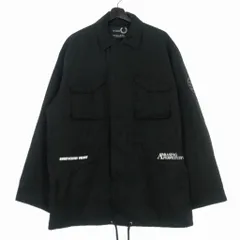 ラフシモンズ RAF SIMONS × フレッドペリー FRED PERRY オーバーサイズ ミリタリージャケット S ブラック 黒 SJ6523 国内正規のサムネイル