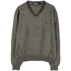 古着 ラルフローレン Ralph Lauren POLO by Ralph Lauren Vネック メリノウールニットセーター メンズL相当/eaa596431