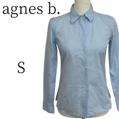 agnes b. アニエスベー 水色 長袖 シャツ・ブラウス S