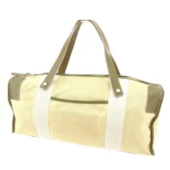 【最大30％OFF】ロエベ LOEWE ハンドバッグ アナグラム ベージュ グリーン ホワイト 白系 レディース 中古