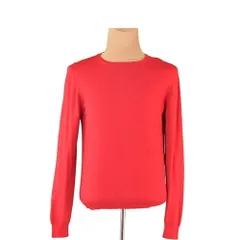 【最大30％OFF★ウィンターセール】グッチ GUCCI ニット クルーネック ♯Mサイズ レッド レディース 中古