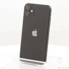 〔中古品〕 iPhone11 64GB ブラック MHDA3J／A SIMフリー【198】
