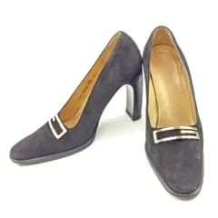 【最大30％OFF】グッチ GUCCI パンプス G金具 ブラック×ゴールド レディース 中古