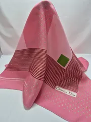 【used品】Christian Dior レディーススカーフ シルク100%