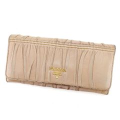 PRADA プラダ 長財布 ナッパレザー ゴールドロゴ 財布 0514-② - メルカリ